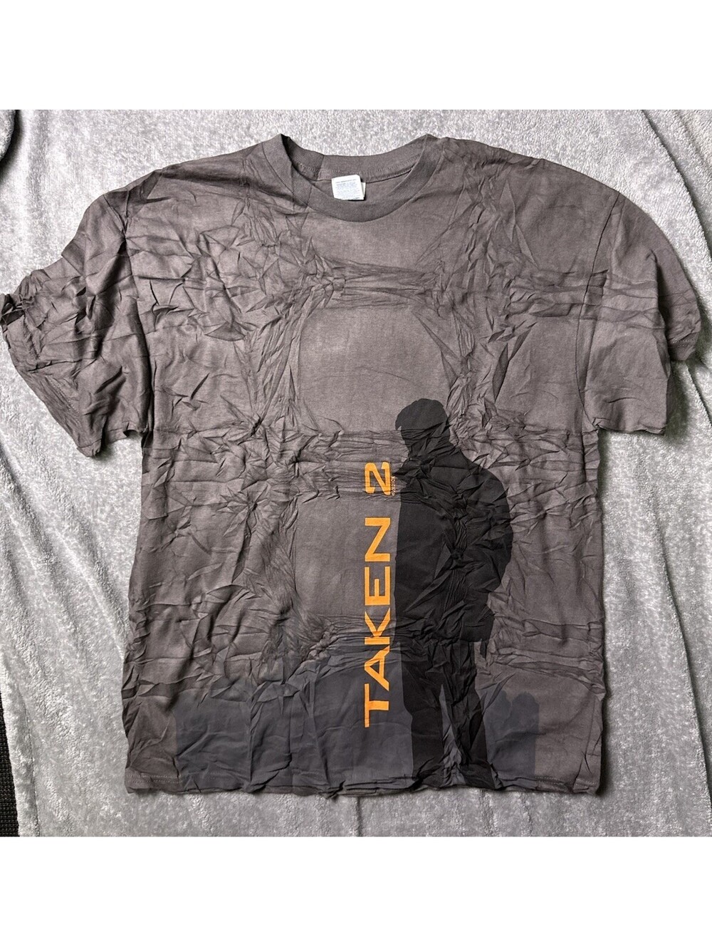 2012 Taken 2 Movie Promo T Shirt Mens XL Liam Neeson Fox Delta Pro Weight